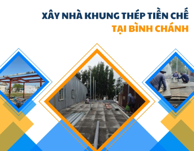 Xây nhà khung thép tiền chế tại Củ Chi