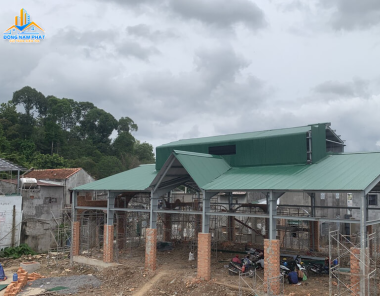 Xây Nhà Khung Thép Tiền Chế Tại Quận 12