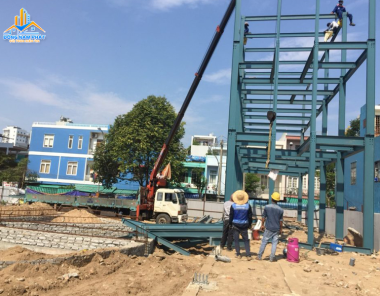 Xây Nhà Khung Thép Tiền Chế Tại Quận 8