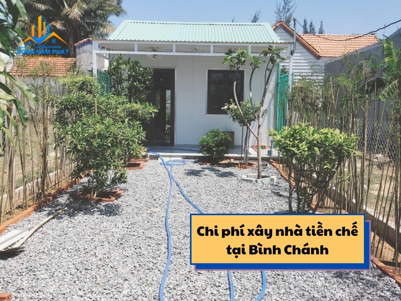 xay nha thep tien che tai binh chanh het bao nhieu tien  