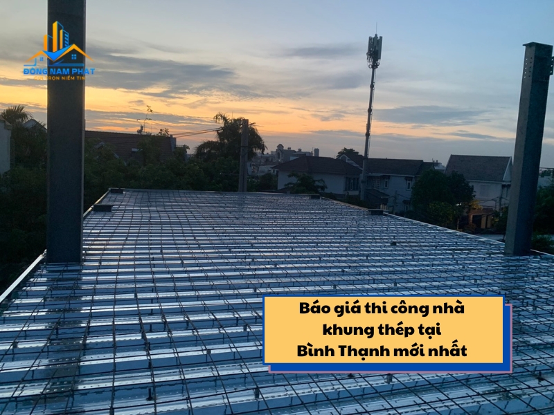 bao gia thi cong nha khung thep tai binh thanh moi nhat