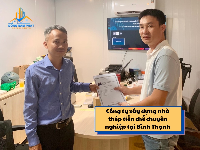 cong ty xay dung nha thep tien che chuyen nghiep chat luong tai binh thanh