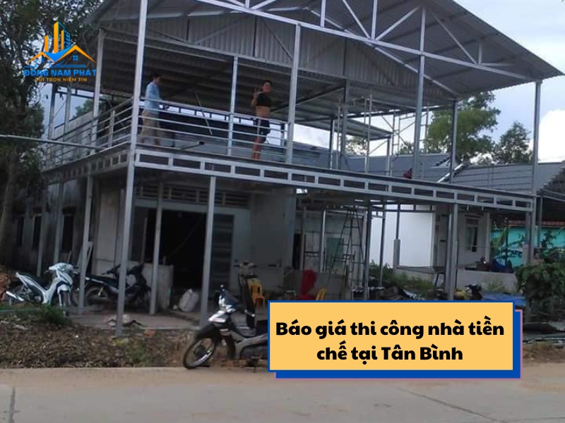 bao gia thi cong nha khung thep tien che tai tan binh moi nhat